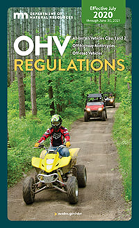 Minnesota DNR OHV ATV/UTV Class 1 & 2 Regulations